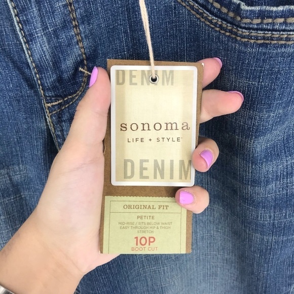 Sonoma Original Fit Petite Boot Cut Jeans NWT🔖 - Picture 3 of 9